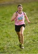 11 March 2023; Emily Bolton of Mount Sackville Secondary School Chapelizod, Dublin, on her way to winning the intermediate girls 3500m during the 123.ie All-Ireland Schools Cross Country Championships at SETU Sports Campus in Carriganore, Waterford. Photo by David Fitzgerald/Sportsfile