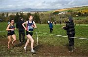 11 March 2023; Michele Healy of Coláiste Muire Ennis, Clare, competing in the senior girls 3500m during the 123.ie All-Ireland Schools Cross Country Championships at SETU Sports Campus in Carriganore, Waterford. Photo by David Fitzgerald/Sportsfile