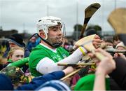 12 March 2023; Aaron Gillane of Limerick signs autographs after the Allianz Hurling League Division 1 Group B match between Westmeath and Limerick at TEG Cusack Park in Mullingar, Westmeath. Photo by Tyler Miller/Sportsfile