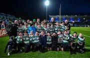 24 March 2023; The Naas RFC team before the Half-time Minis match at the United Rugby Championship match between Leinster and DHL Stormers at the RDS Arena in Dublin. Photo by Harry Murphy/Sportsfile