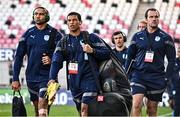 25 March 2023; Vodacom Bulls arrive before the United Rugby Championship match between Ulster and Vodacom Bulls at Kingspan Stadium in Belfast. Photo by Ramsey Cardy/Sportsfile