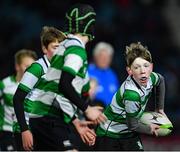 24 March 2023; Action from the Half-time Minis match between Longford RFC and Naas RFFC at the United Rugby Championship match between Leinster and DHL Stormers at the RDS Arena in Dublin. Photo by Tyler Miller/Sportsfile