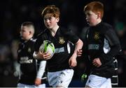 24 March 2023; Action from the Half-time Minis match between Longford RFC and Naas RFFC at the United Rugby Championship match between Leinster and DHL Stormers at the RDS Arena in Dublin. Photo by Tyler Miller/Sportsfile