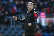 26 March 2023; Derry manager Rory Gallagher before the Allianz Football League Division 2 match between Cork and Derry at Páirc Ui Chaoimh in Cork. Photo by Eóin Noonan/Sportsfile