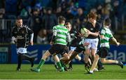 24 March 2023; Action from the Bank of Ireland half-time minis match between Longford RFC and Naas RFC at the United Rugby Championship match between Leinster and DHL Stormers at the RDS Arena in Dublin. Photo by Stephen McCarthy/Sportsfile