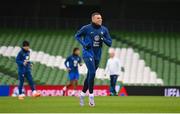 26 March 2023; Kylian Mbappé during a France training sesson at Aviva Stadium in Dublin. Photo by Stephen McCarthy/Sportsfile