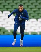26 March 2023; Kylian Mbappé during a France training sesson at Aviva Stadium in Dublin. Photo by Stephen McCarthy/Sportsfile