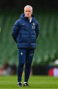 26 March 2023; Manager Didier Deschamps during a France training sesson at Aviva Stadium in Dublin. Photo by Stephen McCarthy/Sportsfile