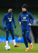 26 March 2023; Antoine Griezmann during a France training sesson at Aviva Stadium in Dublin. Photo by Stephen McCarthy/Sportsfile