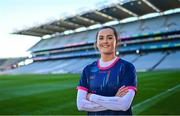 28 March 2023; Armagh ladies footballer, Aimee Mackin, pictured today as Glenveagh launched the 2023 Gaelic4Girls programme. To mark the launch, Glenveagh is giving all clubs involved the chance to be in with the chance of winning a training session with one of their four Gaelic4Girls ambassadors. To enter, people simply need to post their best team photo from their club account on Instagram or Facebook and tag the LGFA and Glenveagh with the hashtag #G4Gskills. More details about the competition are available here: http://bit.ly/3nn77ad. Photo by Ramsey Cardy/Sportsfile