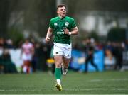 26 March 2023; Sean Naughton of Ireland during the Under-19 Rugby International match between Ireland and Japan at Lakelands Park in Dublin. Photo by Harry Murphy/Sportsfile