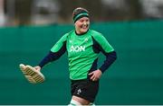 28 March 2023; Fiona Tuite during a Ireland Women's Rugby squad training session at IRFU High Performance Centre at the Sport Ireland Campus in Dublin. Photo by Ramsey Cardy/Sportsfile