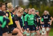 28 March 2023; Molly Boyne during a Ireland Women's Rugby squad training session at IRFU High Performance Centre at the Sport Ireland Campus in Dublin. Photo by Ramsey Cardy/Sportsfile