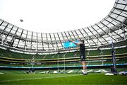 31 March 2023; Dan Sheehan during a Leinster Rugby captain's run at the Aviva Stadium in Dublin. Photo by Harry Murphy/Sportsfile