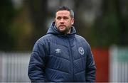 31 March 2023; St Patrick's Athletic manager Tim Clancy before the SSE Airtricity Men's Premier Division match between St Patrick's Athletic and UCD at Richmond Park in Dublin. Photo by Ben McShane/Sportsfile