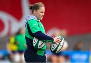 1 April 2023; An injured Nicole Cronin of Ireland looks on before the TikTok Women's Six Nations Rugby Championship match between Ireland and France at Musgrave Park in Cork. Photo by Brendan Moran/Sportsfile