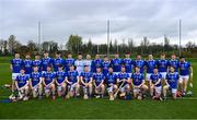 1 April 2023; The Cavan team before the Allianz Hurling League Division 3B Final match between Cavan and Leitrim at GAA National Games Development Centre in Sport Ireland Campus in Dublin. Photo by David Fitzgerald/Sportsfile