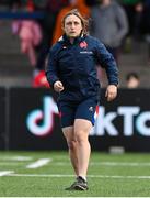1 April 2023; France head coach Gaelle Mignot before the TikTok Women's Six Nations Rugby Championship match between Ireland and France at Musgrave Park in Cork. Photo by Brendan Moran/Sportsfile