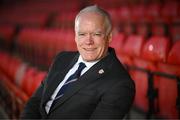 5 April 2023; Barry Mocke who was announced as the new Shelbourne FC CEO at Tolka Park in Dublin. Photo by Stephen McCarthy/Sportsfile