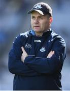 2 April 2023; Dublin manager Dessie Farrell during the Allianz Football League Division 2 Final match between Dublin and Derry at Croke Park in Dublin. Photo by John Sheridan/Sportsfile