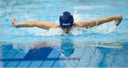 3 April 2023; Sophie Jess of Ards competing in the Women 13 & Over 400 LC metre IM event during day three of the Swim Ireland Irish Open Swimming Championships at the National Aquatic Centre in Dublin. Photo by Piaras Ó Mídheach/Sportsfile