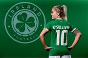 7 April 2023; Denise O'Sullivan poses for a portrait ahead of earning her 100th international cap for Republic of Ireland, against USA in Austin, Texas, USA. Photo by Stephen McCarthy/Sportsfile