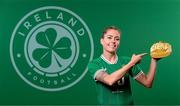 7 April 2023; Denise O'Sullivan poses for a portrait ahead of earning her 100th international cap for Republic of Ireland, against USA in Austin, Texas, USA. Photo by Stephen McCarthy/Sportsfile