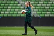 7 April 2023; Goalkeeper Grace Moloney during a Republic of Ireland women training session at Q2 Stadium in Austin, Texas, USA. Photo by Stephen McCarthy/Sportsfile