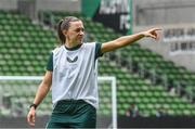 7 April 2023; Katie McCabe during a Republic of Ireland women training session at Q2 Stadium in Austin, Texas, USA. Photo by Stephen McCarthy/Sportsfile
