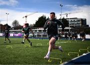 10 April 2023; Luke McGrath during Leinster rugby squad training at Energia Park in Dublin. Photo by Harry Murphy/Sportsfile