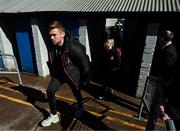 10 April 2023; Paul Doyle of Dundalk arrives before the SSE Airtricity Men's Premier Division match between Cork City and Dundalk at Turner's Cross in Cork. Photo by Eóin Noonan/Sportsfile