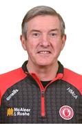 6 March 2023; Player Welfare and Houskeeping officer Hugh McAleer during a Tyrone football squad portrait session at Tyrone GAA Centre of Excellence in Garvaghey, Tyrone. Photo by Seb Daly/Sportsfile