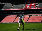 14 April 2023; Head coach Leo Cullen during the Leinster Rugby captain's run at Emirates Airlines Park in Johannesburg, South Africa. Photo by Harry Murphy/Sportsfile