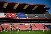 14 April 2023; A general view during the Leinster Rugby captain's run at Emirates Airlines Park in Johannesburg, South Africa. Photo by Harry Murphy/Sportsfile