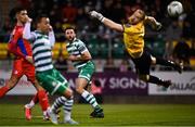 14 April 2023; Roberto Lopes of Shamrock Rovers scores his side's second goal during the SSE Airtricity Men's Premier Division match between Shamrock Rovers and Shelbourne at Tallaght Stadium in Dublin. Photo by Seb Daly/Sportsfile