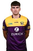 6 March 2023; Tomás Kinsella during a Wexford hurling squad portrait session at Wexford GAA Centre of Excellence in Ferns, Wexford. Photo by Eóin Noonan/Sportsfile