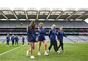 15 April 2023; Laois players walk the pitch before the Lidl Ladies Football National League Division 2 Final match between Armagh and Laois at Croke Park in Dublin. Photo by Sam Barnes/Sportsfile