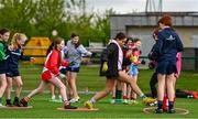 22 April 2023; Participants during the 2023 ZuCar Gaelic4Teens Festival Day at the GAA National Games Development Centre in Abbotstown, Dublin. Photo by Ben McShane/Sportsfile