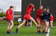 22 April 2023; Participants during the 2023 ZuCar Gaelic4Teens Festival Day at the GAA National Games Development Centre in Abbotstown, Dublin. Photo by Ben McShane/Sportsfile