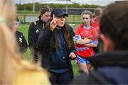 22 April 2023; LGFA Gaelic4Teens ambassador Orlagh Farmer during the 2023 ZuCar Gaelic4Teens Festival Day at the GAA National Games Development Centre in Abbotstown, Dublin. Photo by Ben McShane/Sportsfile