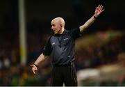 22 April 2023; Referee Liam Devenney during the Munster GAA Football Senior Championship Semi-Final match between Limerick and Clare at TUS Gaelic Grounds in Limerick. Photo by Tom Beary/Sportsfile