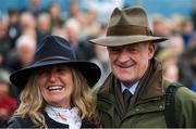27 April 2023; Owner Joanne Coleman and trainer Willie Mullins after sending out Klassical Dream to win the Ladbrokes Champion Stayers Hurdle during day three of the Punchestown Festival at Punchestown Racecourse in Kildare. Photo by Seb Daly/Sportsfile