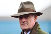 27 April 2023; Trainer Willie Mullins after sending out El Fabiolo to win the Barberstown Castle Novice Steeplechase during day three of the Punchestown Festival at Punchestown Racecourse in Kildare. Photo by Seb Daly/Sportsfile