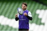 28 April 2023; Antoine Dupont during a Toulouse captain's run at the Aviva Stadium in Dublin. Photo by Harry Murphy/Sportsfile