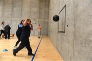 3 May 2023; Angelo Minogue age 10 from Tipperary Town in action during the Special Olympics Munster; MATP event at ETU Arena, West Campus, Carriganore in Waterford. Photo by Matt Browne/Sportsfile