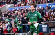 5 May 2023; Mack Hansen of Connacht before the United Rugby Championship Quarter-Final match between Ulster and Connacht at Kingspan Stadium in Belfast. Photo by Ramsey Cardy/Sportsfile