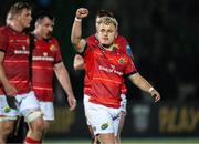 6 May 2023; Craig Casey of Munster celebrates after the United Rugby Championship Quarter-Final match between Glasgow Warriors and Munster at Scotstoun Stadium in Glasgow, Scotland. Photo by Paul Devlin/Sportsfile