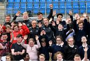 10 May 2023; Leinster rugby players, from left, Scott Penny, Jamie Osborne, Emma Tilly, Dan Sheehan and Ali Coleman with attendees during a Leinster Rugby Inclusion Rugby open day at Energia Park in Dublin. Photo by Piaras Ó Mídheach/Sportsfile