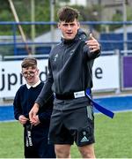 10 May 2023; Leinster player Dan Sheehan during a Leinster Rugby Inclusion Rugby open day at Energia Park in Dublin. Photo by Piaras Ó Mídheach/Sportsfile