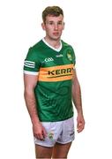 20 April 2023; Dan O'Donoghue poses for a portrait during a Kerry football squad portrait session at Fitzgerald Stadium in Killarney, Kerry. Photo by Brendan Moran/Sportsfile